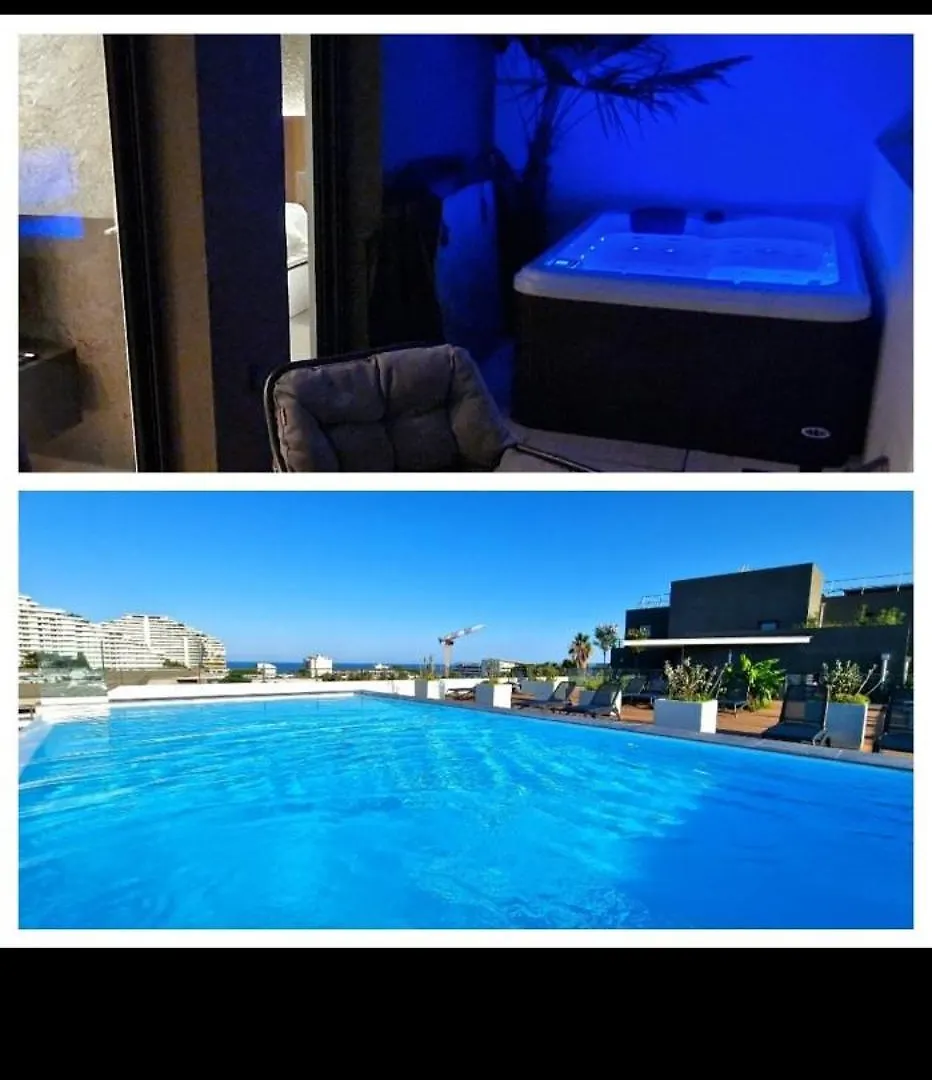 Bien Design Avec Jacuzzi Et Piscine Apartment Villeneuve-Loubet