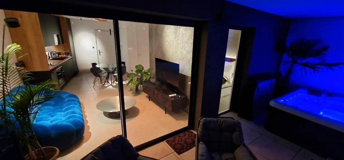 Bien Design Avec Jacuzzi Et Piscine Apartment Villeneuve-Loubet