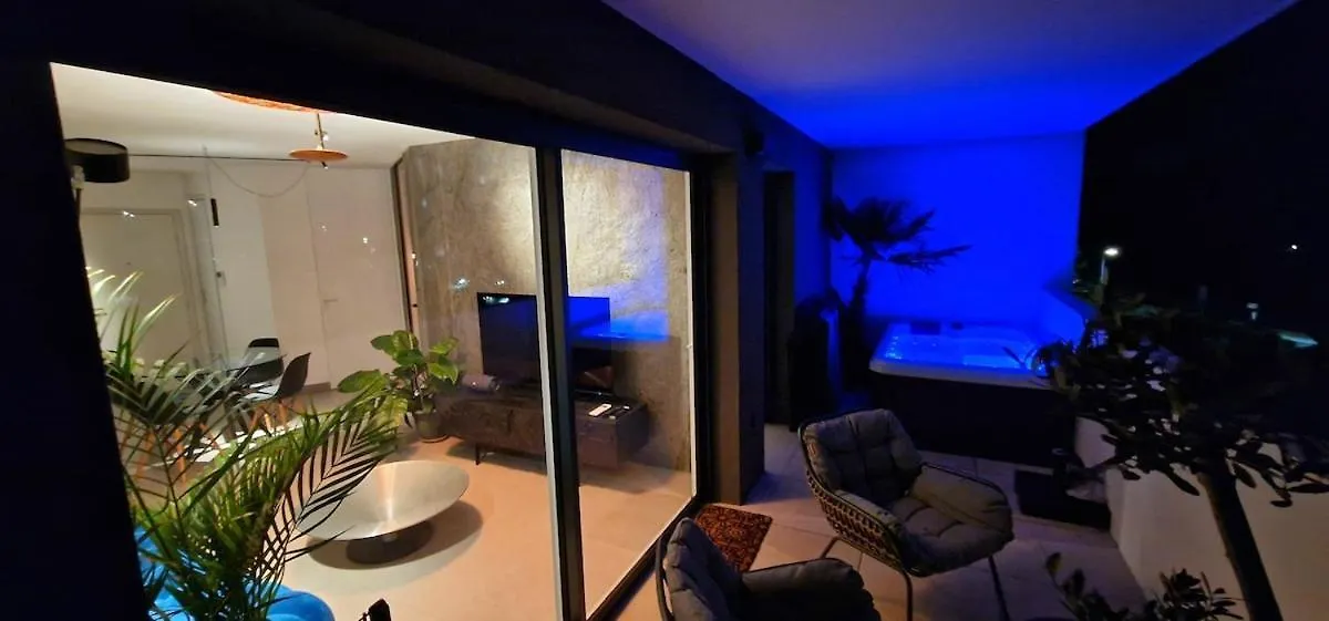 Bien Design Avec Jacuzzi Et Piscine Apartment Villeneuve-Loubet